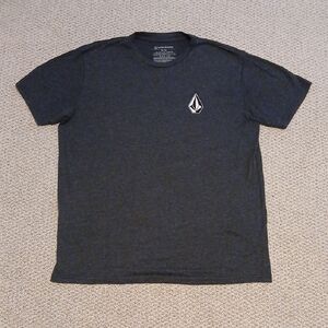 Volcom Men's Charcoal Gray Tee XL